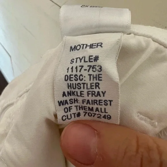 Mother The Hustler Ankle Fray Fairest of the All